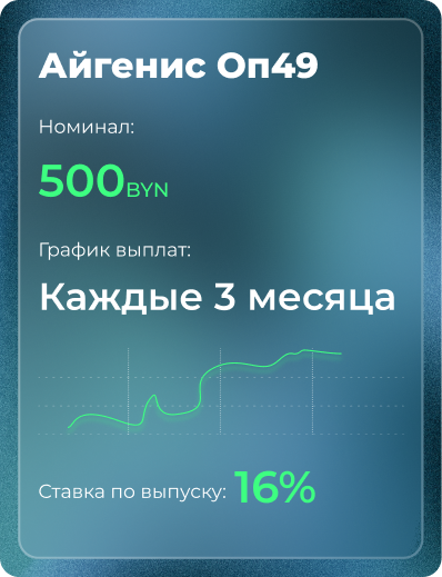 ОБЛИГАЦИИ АЙГЕНИС –ПРЕДСКАЗУЕМОСТЬ ВАШИХ ВЛОЖЕНИЙ фото 1