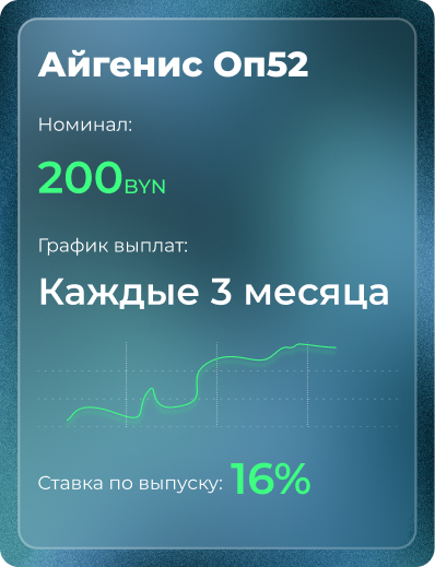 ОБЛИГАЦИИ АЙГЕНИС –ПРЕДСКАЗУЕМОСТЬ ВАШИХ ВЛОЖЕНИЙ фото 1